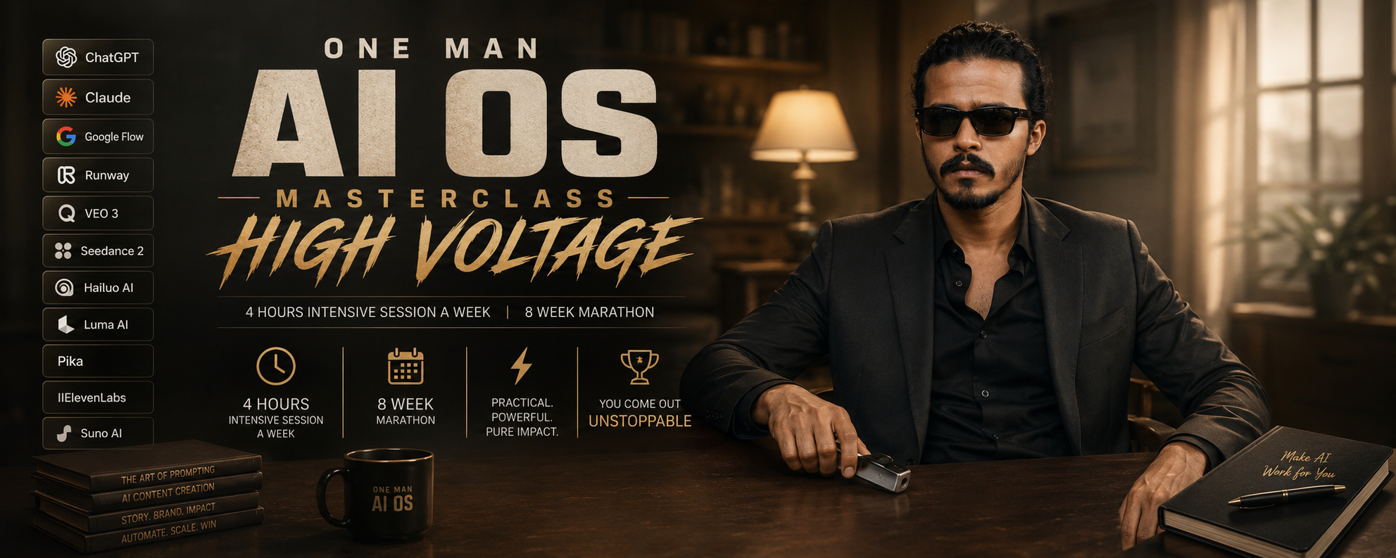 One Man AI OS Masterclass — High Voltage